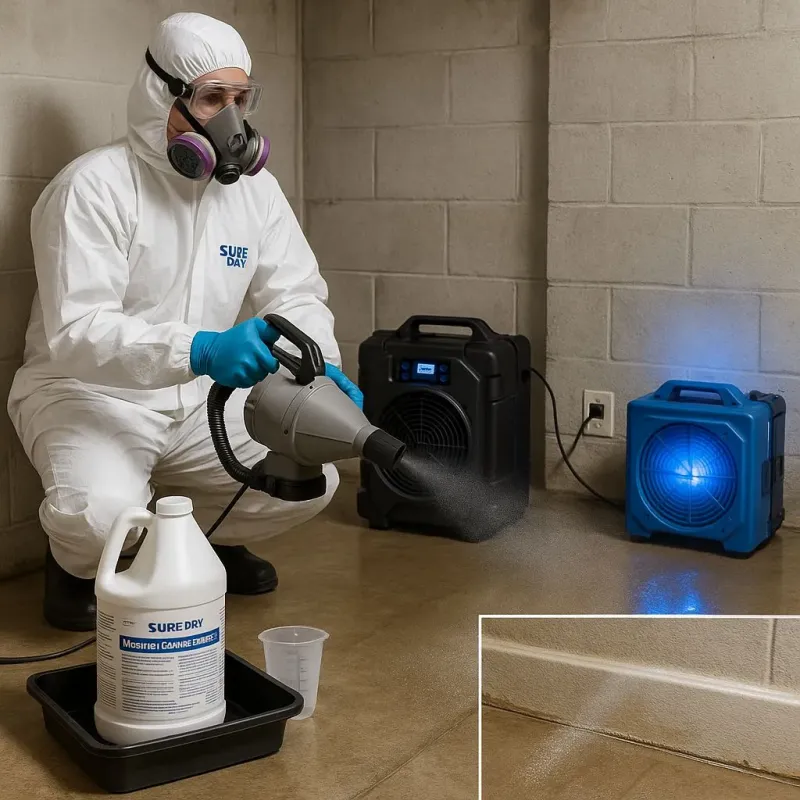Sanitization and Odor Removal process in Churchville, PA
