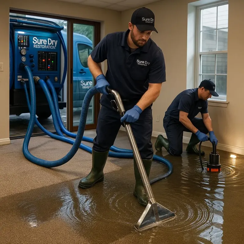Water Extraction and Removal process in Churchville, PA